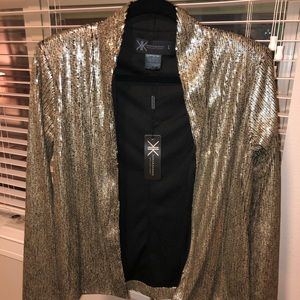 Gold Sequins Cape/Jacket